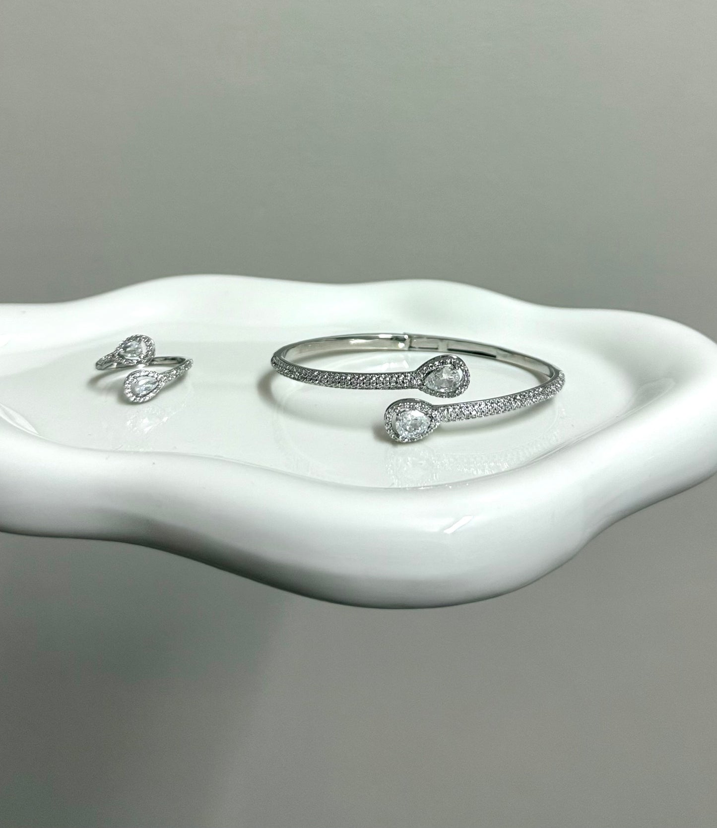 Bangle Bracelet & Ring Set