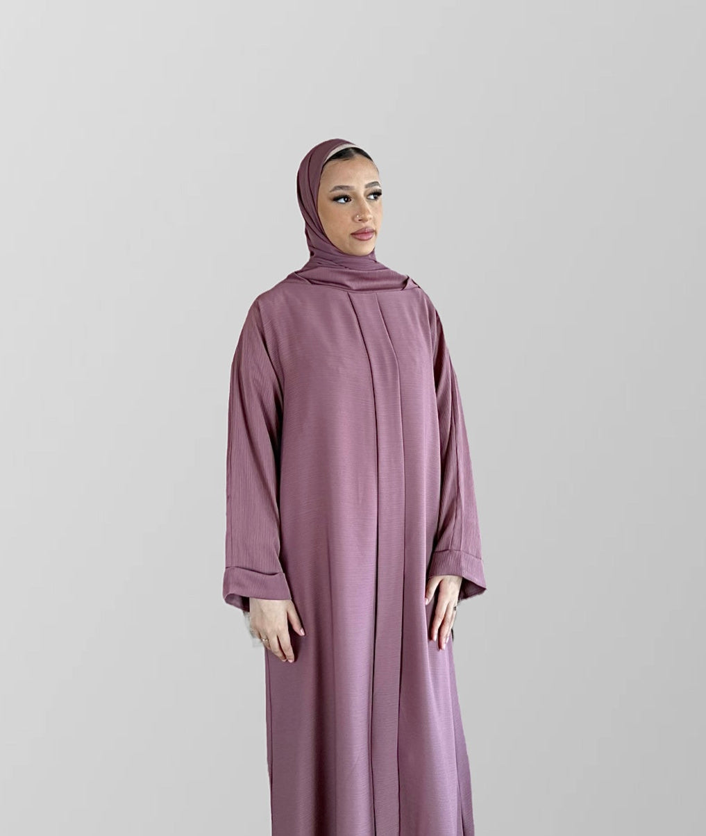 Closed Summer Abaya Rose