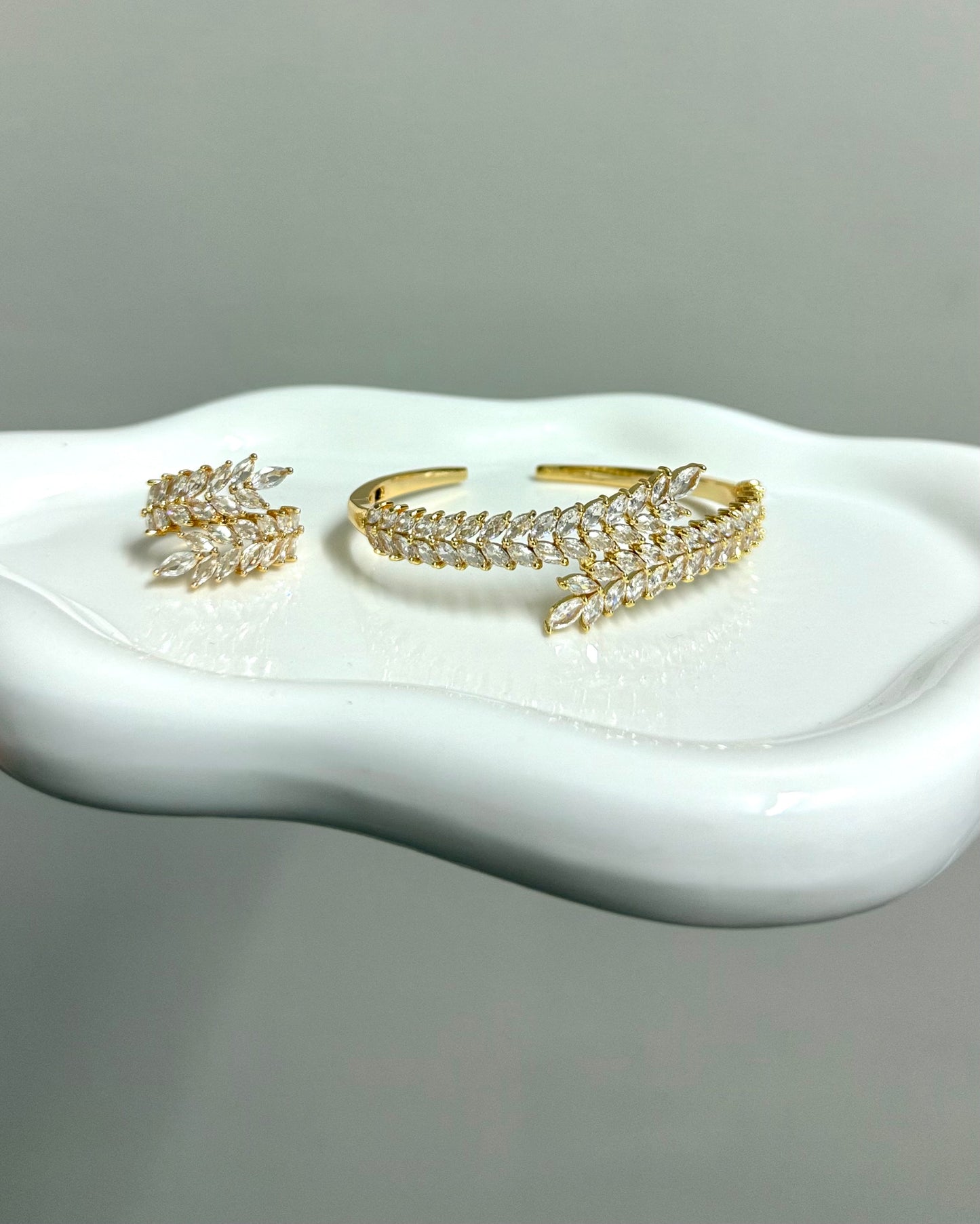 Bangle Bracelet & Ring Set