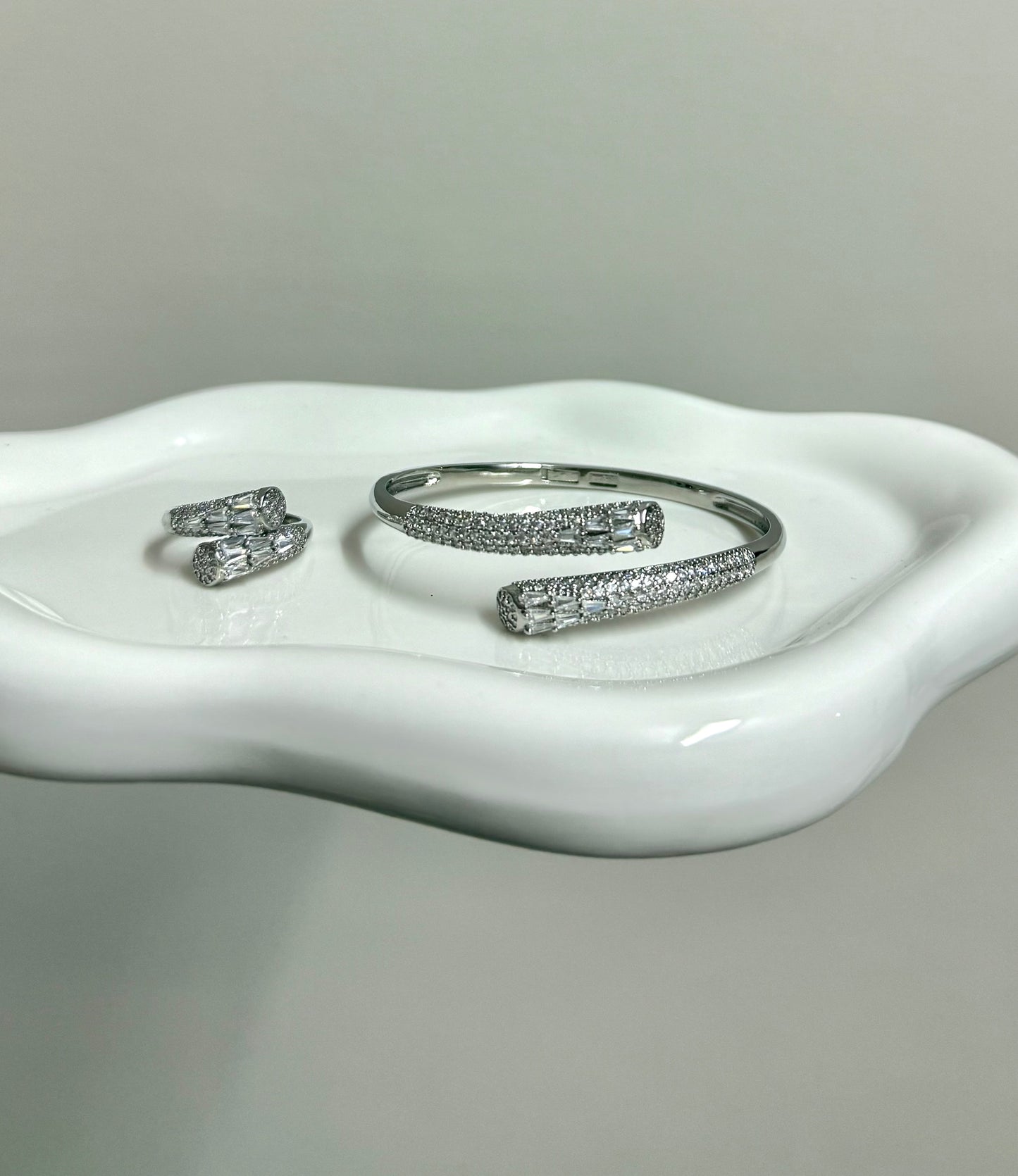 Bangle Bracelet & Ring Set