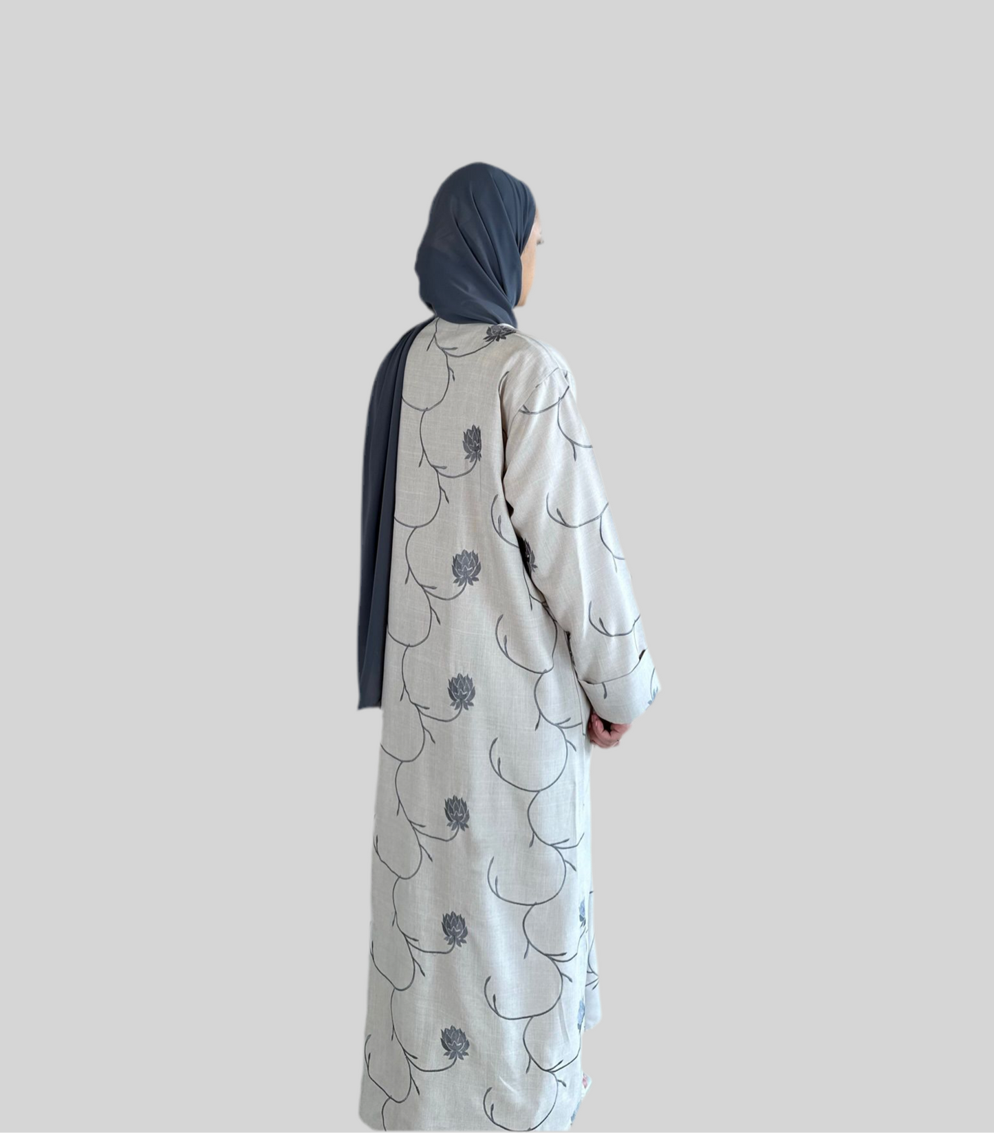 Embroidery Summer Abaya Dahlia