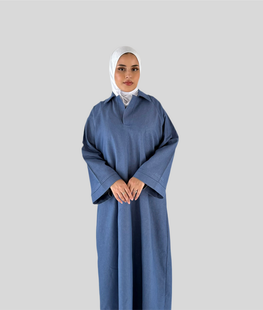 Denim Inspired Abaya