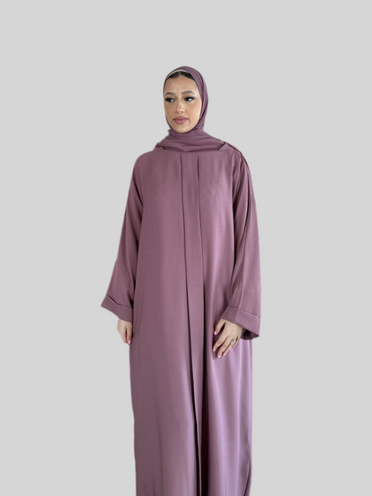 Closed Summer Abaya Rose