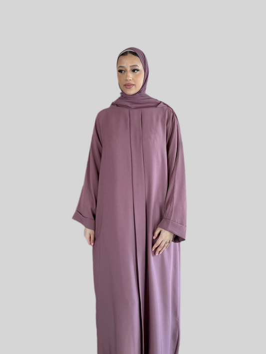 Closed Summer Abaya Rose