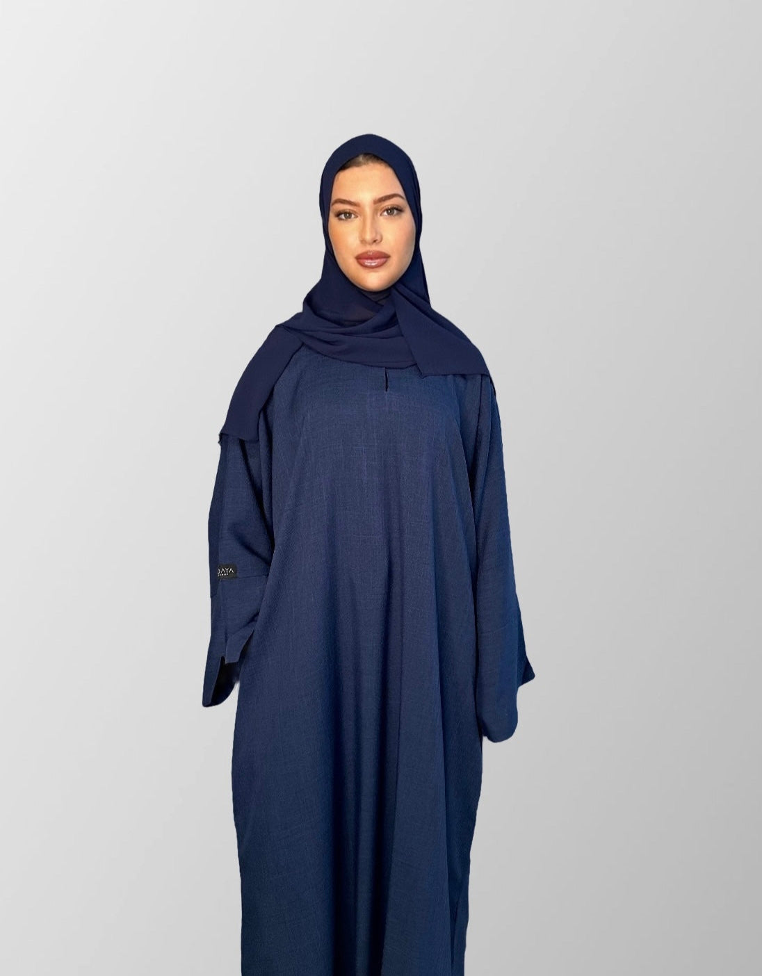 Closed Linen Abaya - Aidah