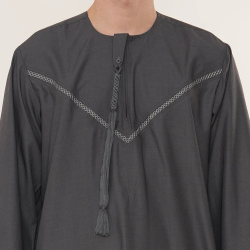 Classic Thobe - Storm Grey