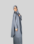 Jilbab Grey