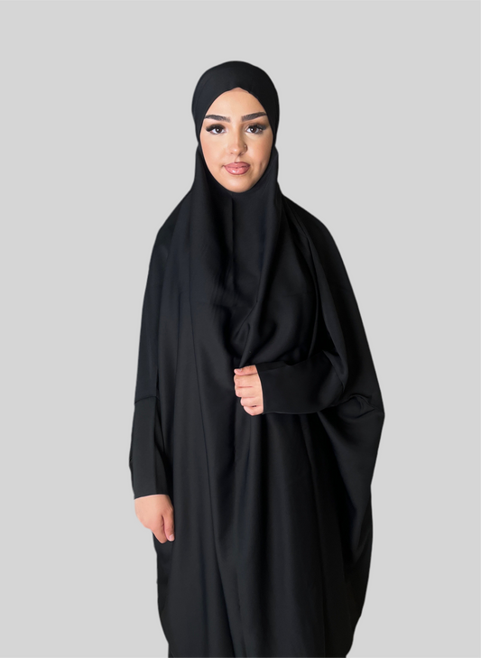Luxe Jilbab Black