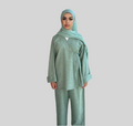 Linen Co-ord Set Pistachio