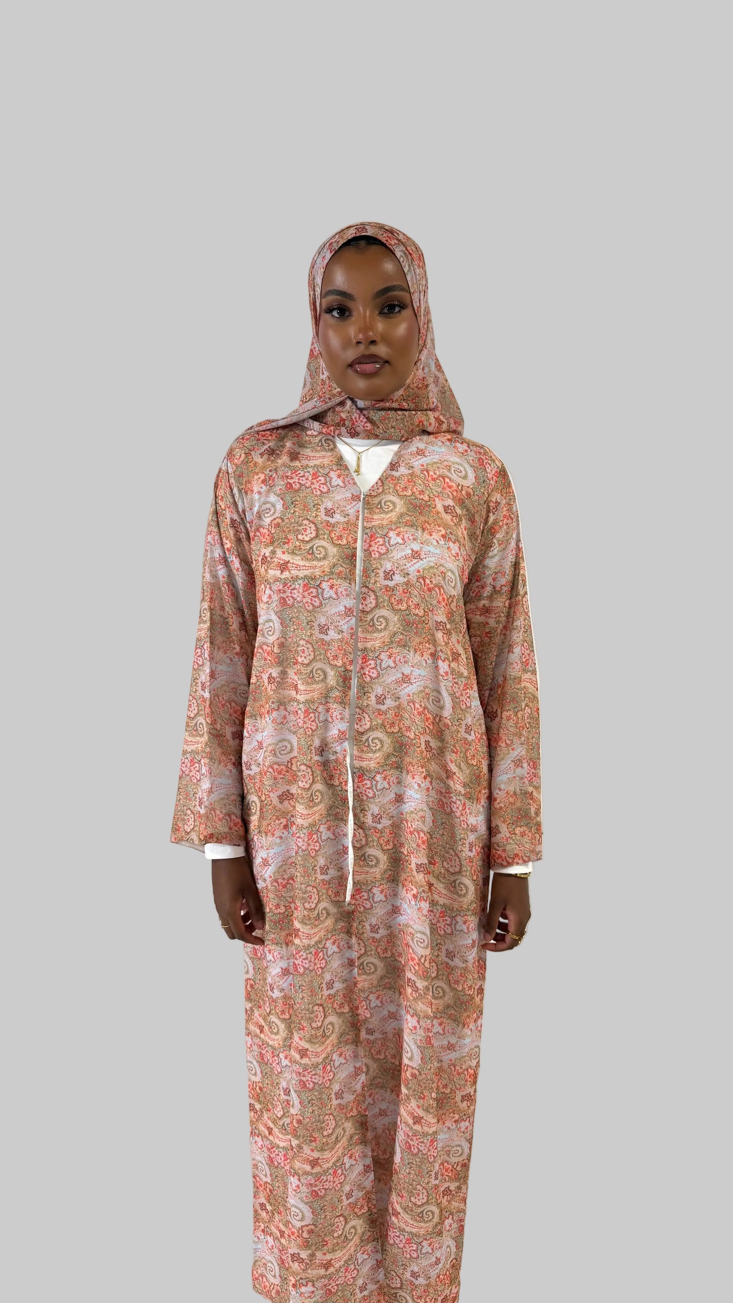 Paisley Printed Abaya