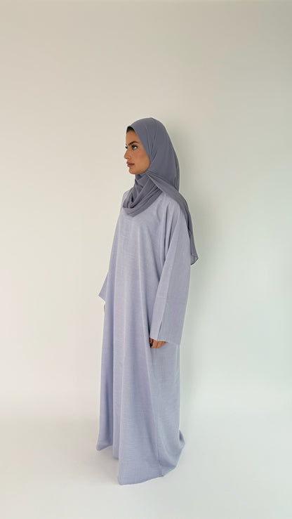 Closed Linen Abaya Liya